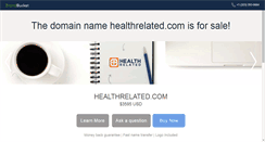 Desktop Screenshot of healthrelated.com