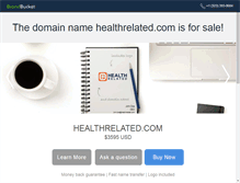 Tablet Screenshot of healthrelated.com